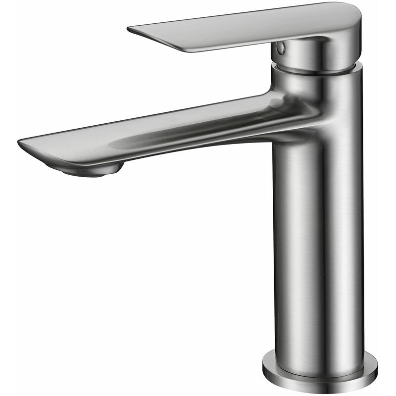 Imex - Mitigeur Lavabo Nickel Brossé Ural