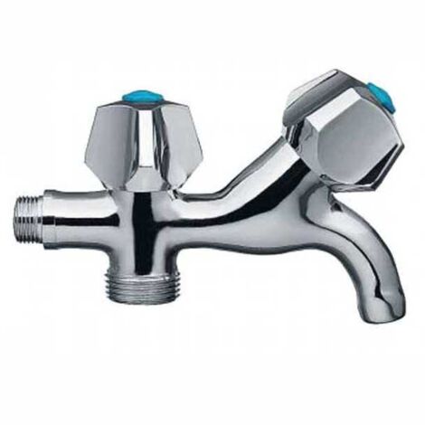 Grifo de lavadora inclinado 3/4"