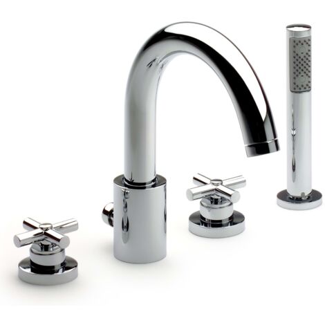 Grifo de repisa para baño-ducha con inversor LOFT - ROCA