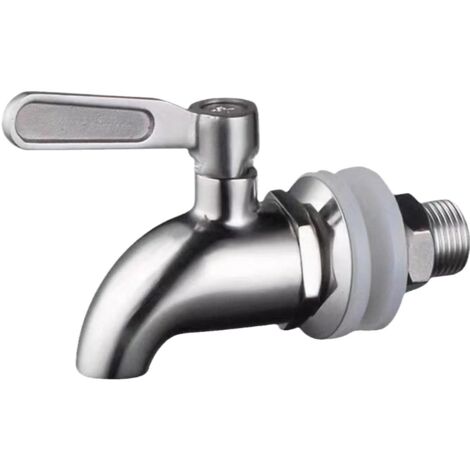 Grifo de repuesto de acero inoxidable para dispensador de bebidas, ideal para fermentadores de cerveza casera, vinos, cervezas y zumos.