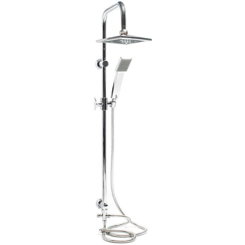 Shower Ducha Cascada Exterior Columna Ducha Regadera Negra Para