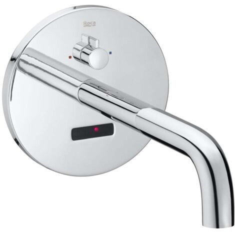 Grifo electrónico empotrable para lavabo con conexión a red SENTRONIC - ROCA