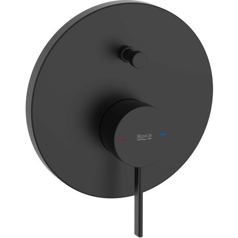 Grifo empotrable para baño-ducha ONA - ROCA Color: Negro mate