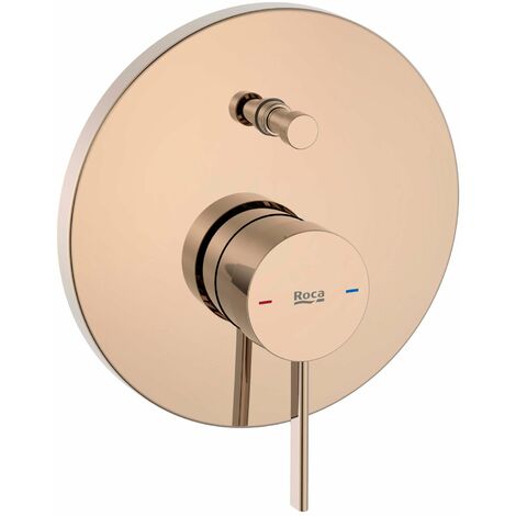 Grifo empotrable para baño-ducha ONA - ROCA Color: Oro rosado