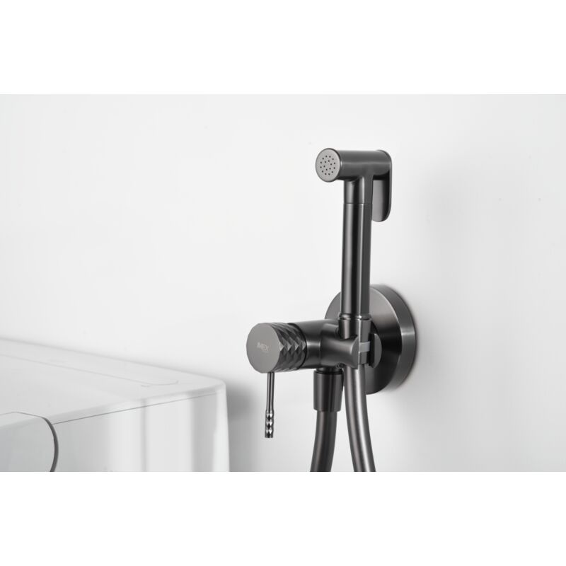 Imex - RDG053/BGM génova Grifo Empotrado de Bidé Black Gun Metal - ref: RDG053/BGM