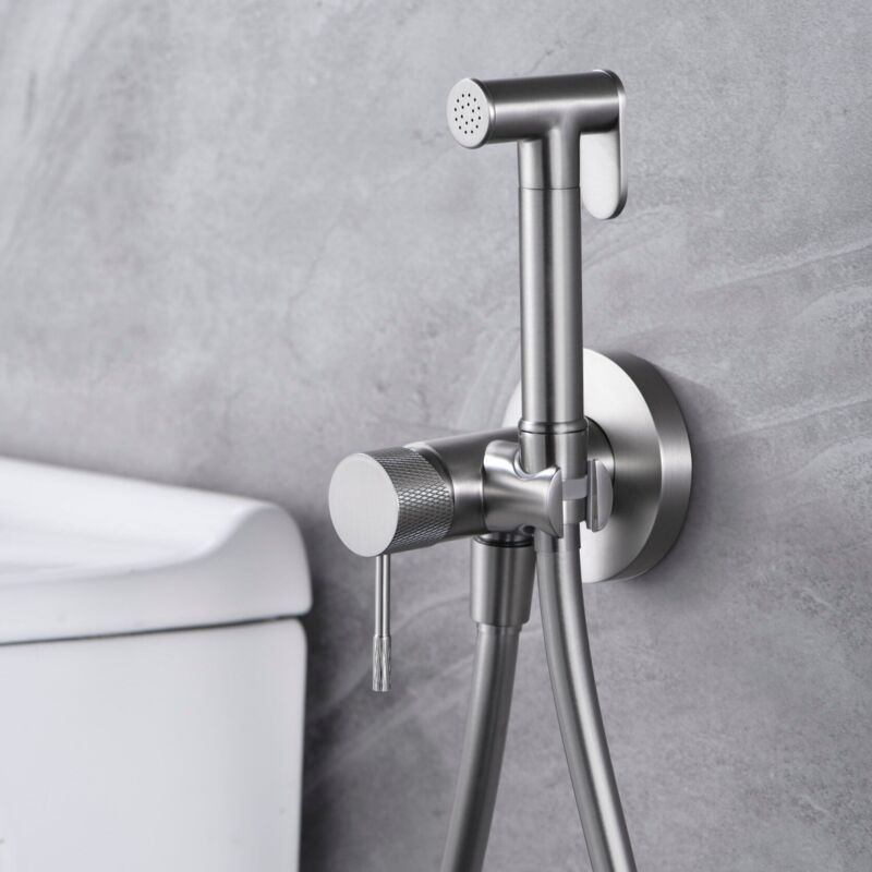 Imex - RDD038/NQ line Grifo Empotrado de Bidé Níquel Cepillado - ref: RDD038/NQ