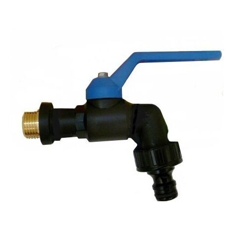 Grifo Esfera 1/2" Toma Automatica Antihielo Plastico Negro S M