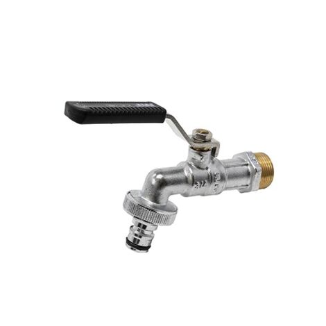 GRIFO ESFERA JARDIN ACERO INOX ENCHUFE RAPIDO - 3/4-1