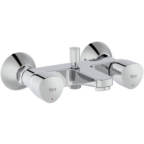 Grifo exterior para baño-ducha con inversor automático con retención BRAVA - ROCA