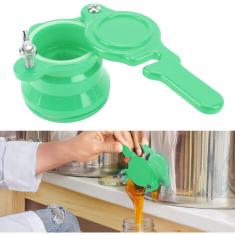 Grifo extractor de miel – grifo de drenaje de miel para equipos de apicultura – 2 piezas, plástico apto para uso alimentario, ecológico, a prueba de fugas, fácil de instalar.