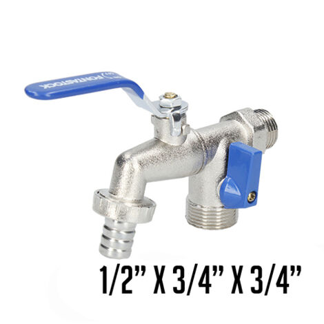 Grifo Fontastock Cromado 1/2 x 3/4 x 3/4