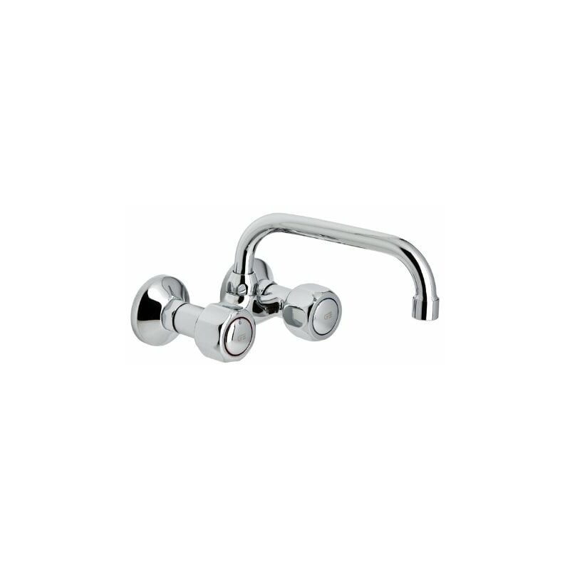 

Grifo Fregadero Mural Caño Alto 11 Cm