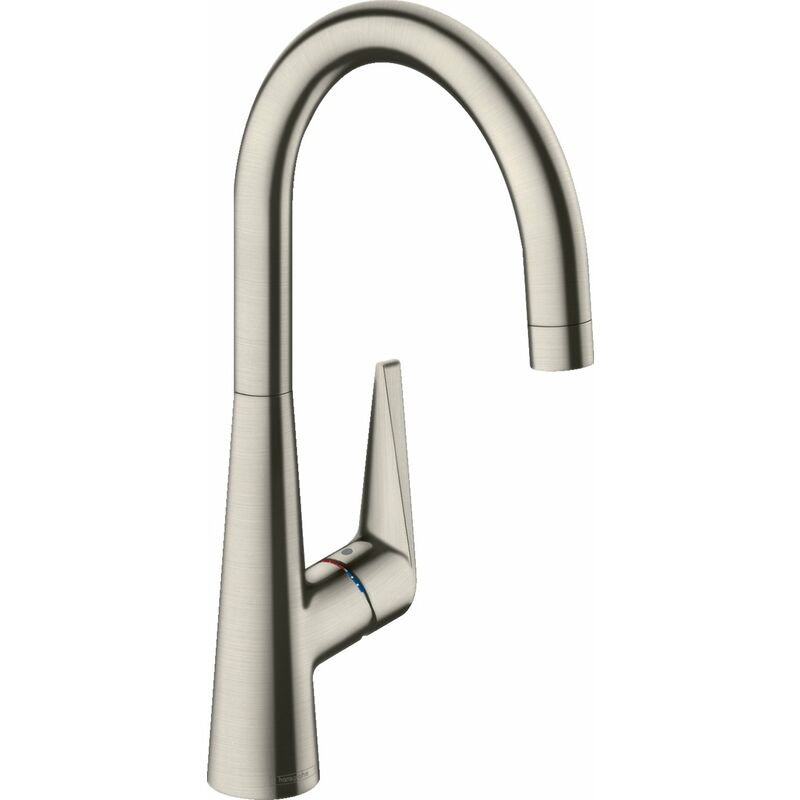 

Hansgrohe Talis S M51 Monomando de cocina 260, 1 chorro, color: Acabado en acero inoxidable - 72810800