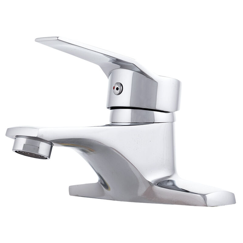 

Grifo Lavabo Acero Inoxidable, Cromado, Agua Caliente-Fría, Caño Bajo, Monomando [QLI-FA-8705] (QLI-FA-8705)