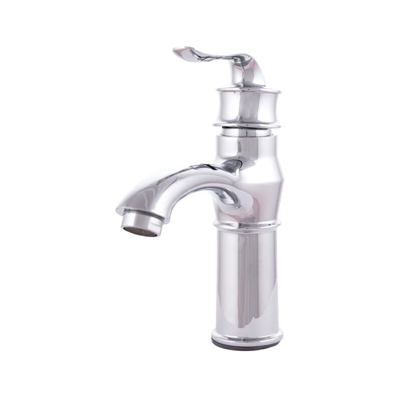 

Grifo Lavabo Latón/Zinc, Cromado, Agua Caliente-Fría, Latiguillos, Caño Bajo, Monomando [QLI-FA-7785] (QLI-FA-7785)
