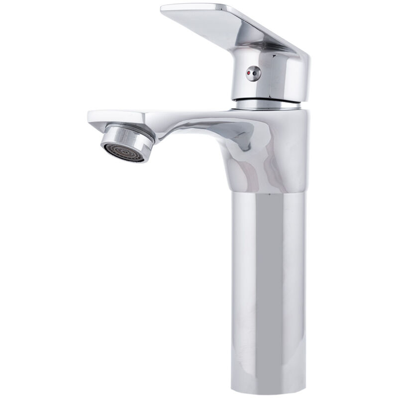 

Grifo Lavabo Latón/Zinc, Cromado, Agua Caliente-Fría, Latiguillos, Caño Bajo, Monomando [QLI-FA-7862] (QLI-FA-7862)