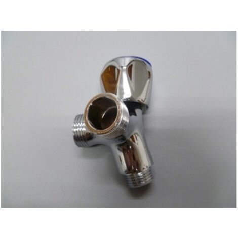 Grifo lavavaj "v" 1/2"x3/4" lat/cr s&m