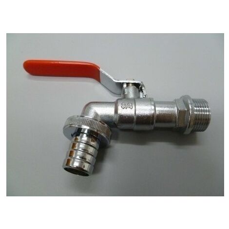 Grifo Manguera 1/2" Laton/Cromo S M