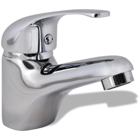 Grifo mezclador de lavabo cromado