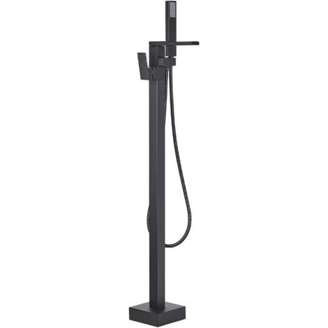 Grifo mono mando de baño negro mate independiente 118 cm accesorios de baño modernos Boyoma
