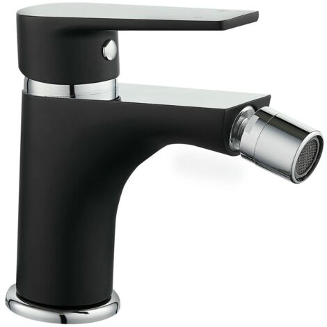 Grifo Monomando Artic Negro Bidet Funcional