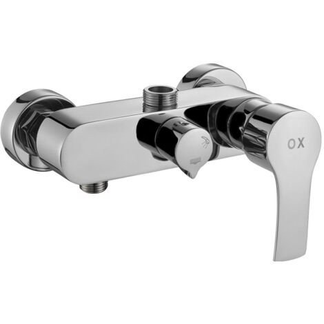Grifo monomando CAN/VER compatible con la gran mayoría de columnas de ducha. Desviador integrado para cambiar de posición de ducha a rociador. Repuestos originales garantizados Kibath