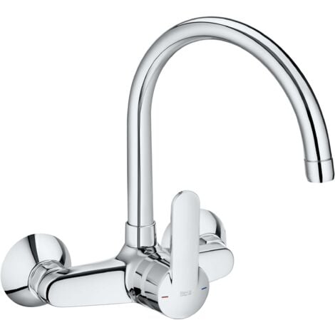 Grifo monomando cocina pared Roca Victoria