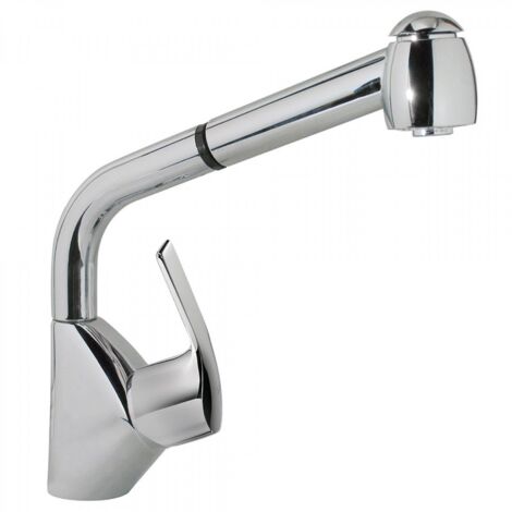 GRIFO MONOMANDO CON CAÑO EXTRAÍBLE CON 2 TIPOS DE CHORRO