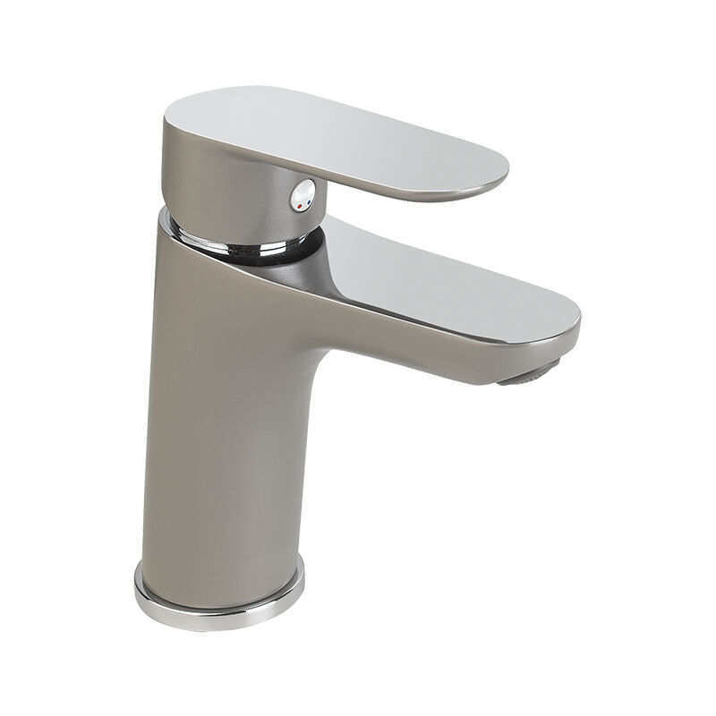 

Grifo lavabo monomando MEDIUM cromado/grís KEVON BY - Eurosanit