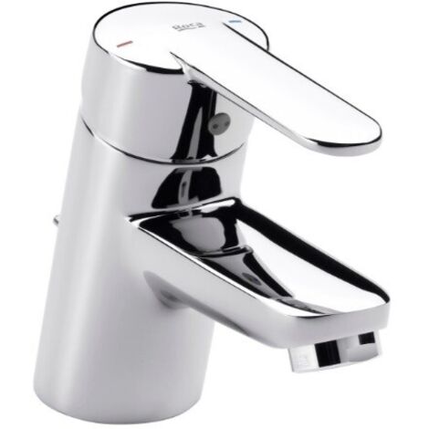 Grifo monomando de lavabo ROCA Victoria desagüe automático