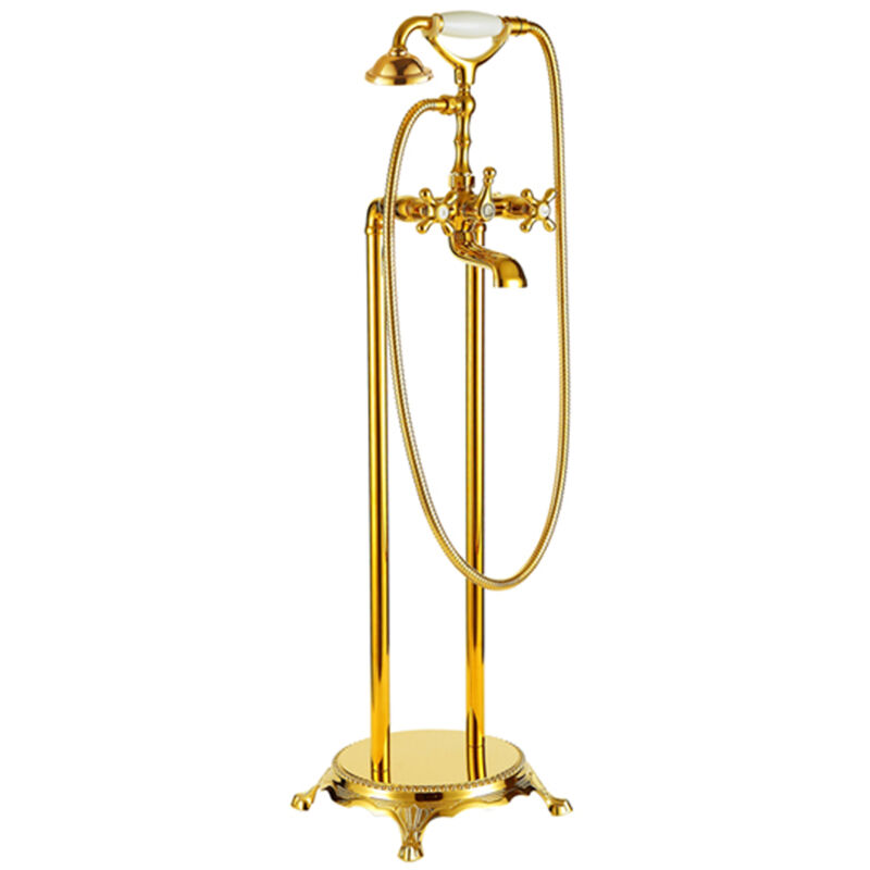 

Grifo monomando de lujo con diseño retro BERNSTEIN 1414 dorado