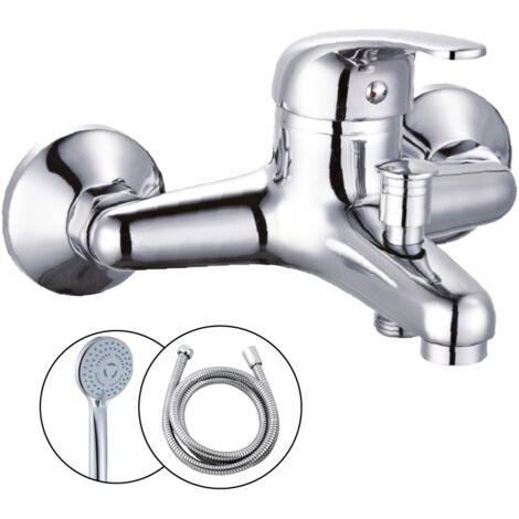 Grifo monomando empotrado de bañera edm
