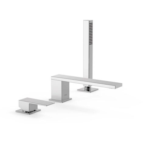 GRIFO MONOMANDO PARA BORDE DE BAÑERA · CON MANETA