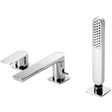 GRIFO MONOMANDO PARA BORDE DE BAÑERA · CON MANETA