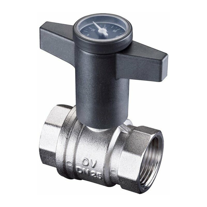 

GRIFO OPTIBAL FF DN20 con TERMÓMETRO