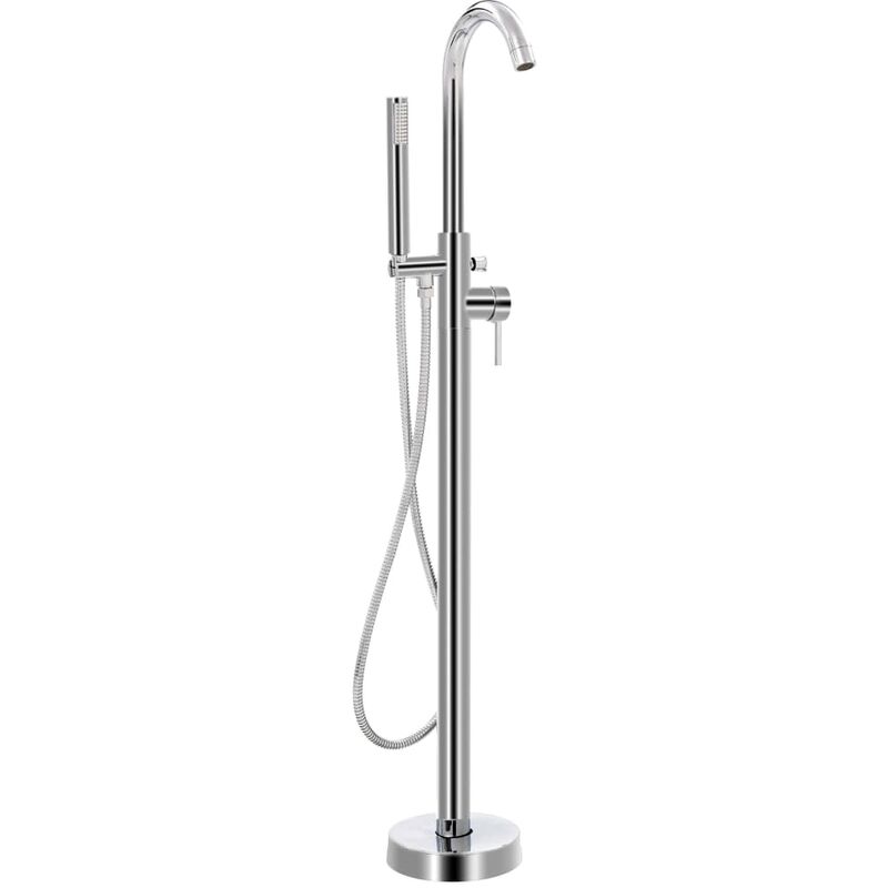 

Grifo para bañera de pie acero inoxidable 118,5 cm - Plateado