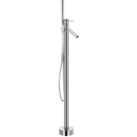 Grifo para bañera de pie acero inoxidable 110 cm