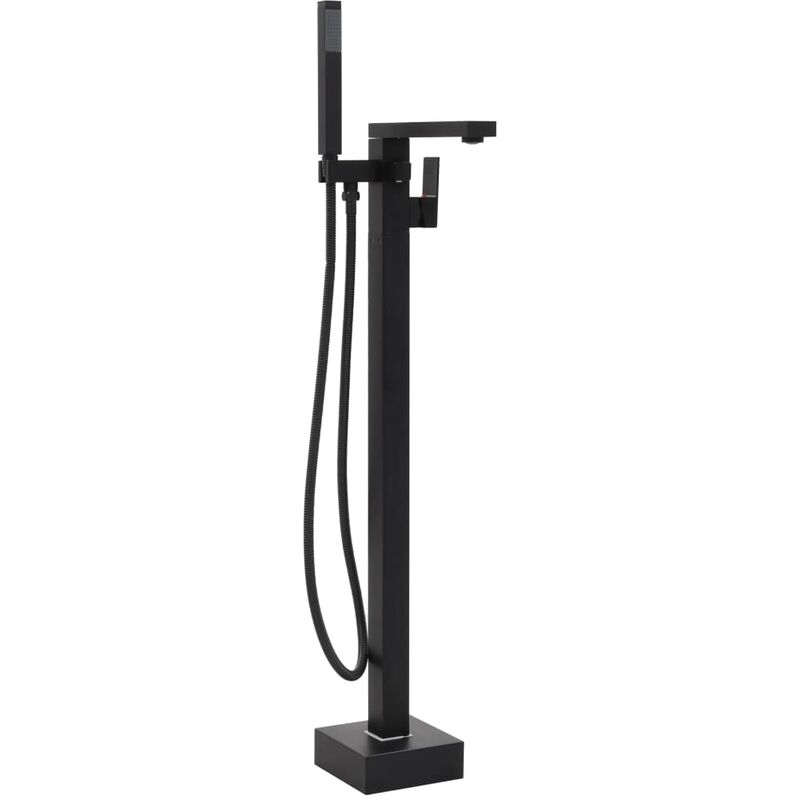 

Grifo para bañera de pie acero inoxidable negro 90 cm