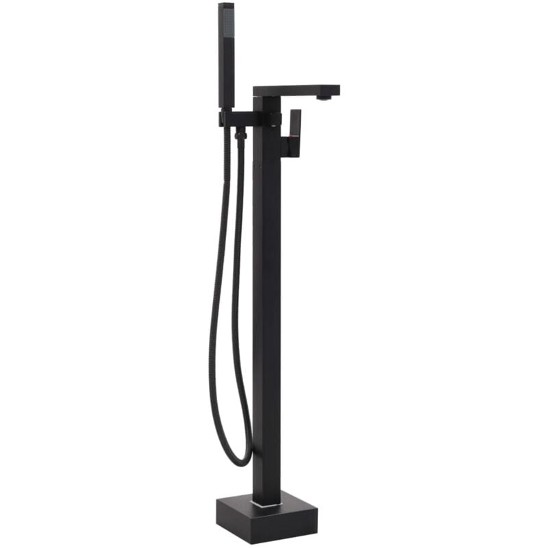 

Grifo para bañera de pie acero inoxidable negro 90 cm - Negro - Vidaxl