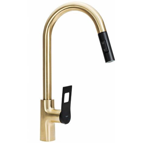 GRIFO PARA COCINA REA SOUL ORO NEGRO