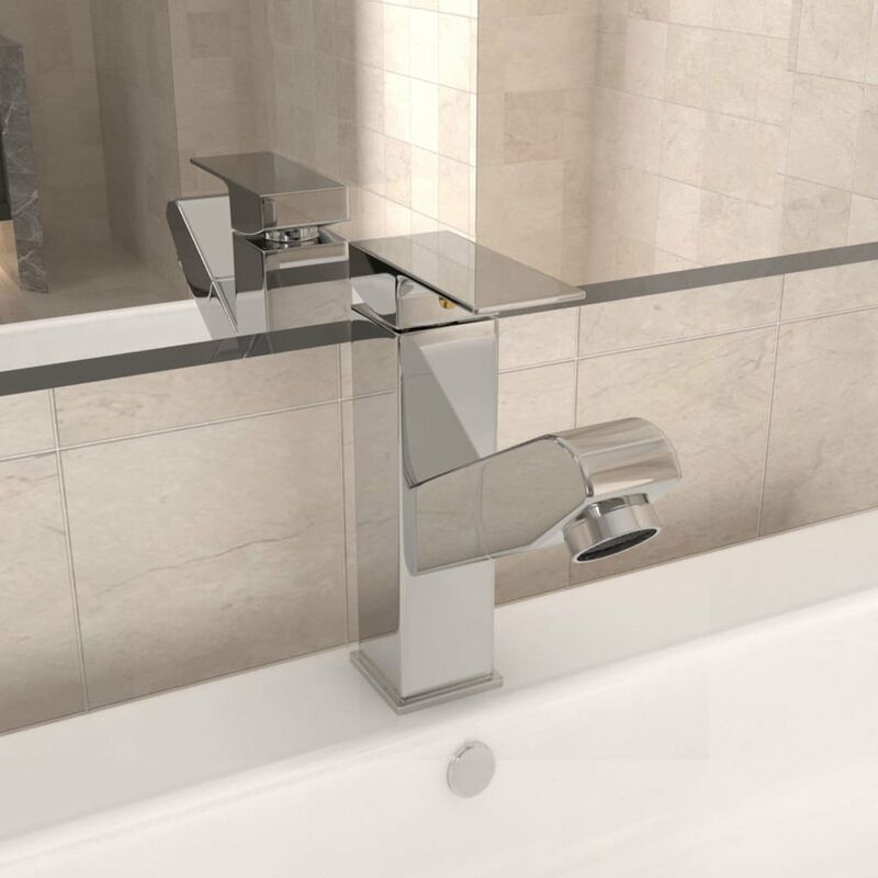 

Grifo para lavabo con funcion extraible cromado 157x172 mm
