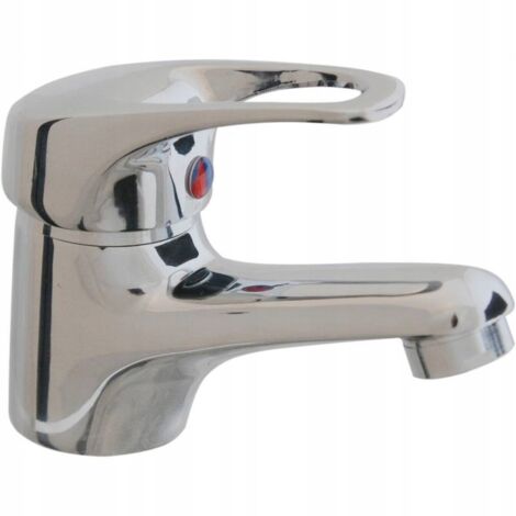 Grifo para lavabo con pedestal cromado
