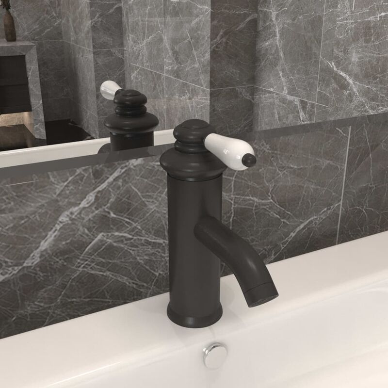 

Grifo para lavabo de baño gris 130x180 mm