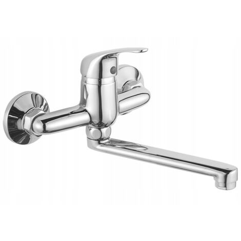 Grifo para lavabo de pared Daisy con caño giratorio