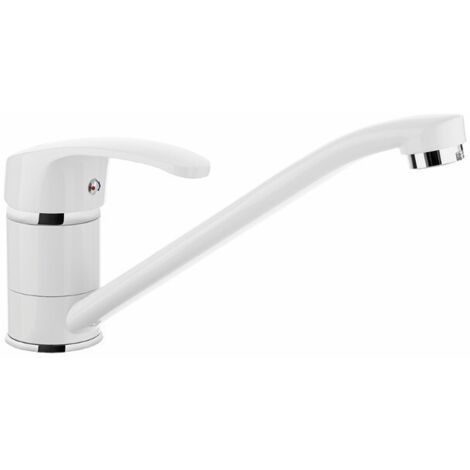 Grifo para lavabo de suelo blanco Kakadu