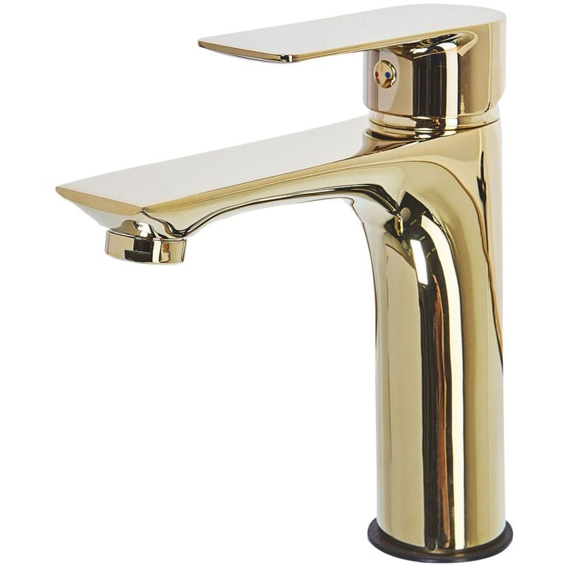 

Beliani - Grifo para lavabo dorado BERLOI