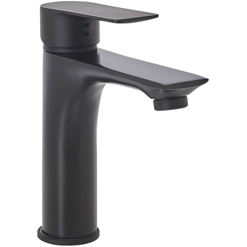

Beliani - Grifo para lavabo negro BERLOI