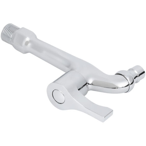Grifo para lavadora con conexión G1/2 pulgada y maneta de extensión de cobre galvanizado, versión larga 49213, grifo para uso doméstico.