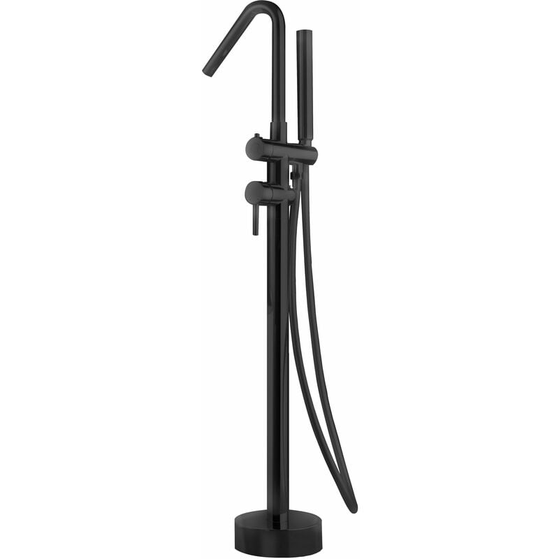 

Grifería monomando exenta de bañera Córcega negro - IMEX