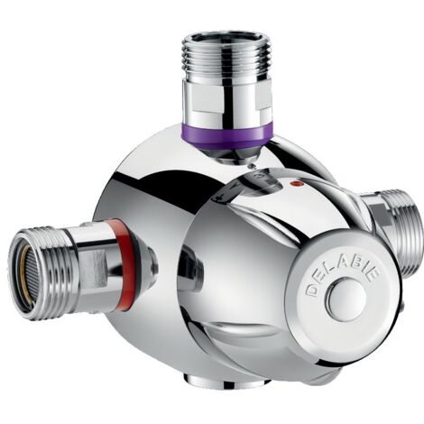 Grifo termostático colectivo M3/4" - 55L/min